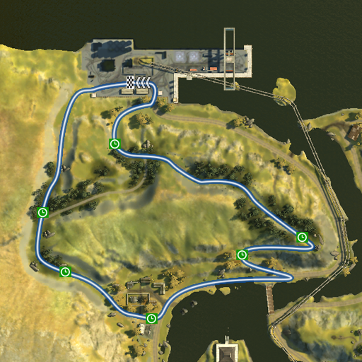 Dragon Valley  checkpoint map