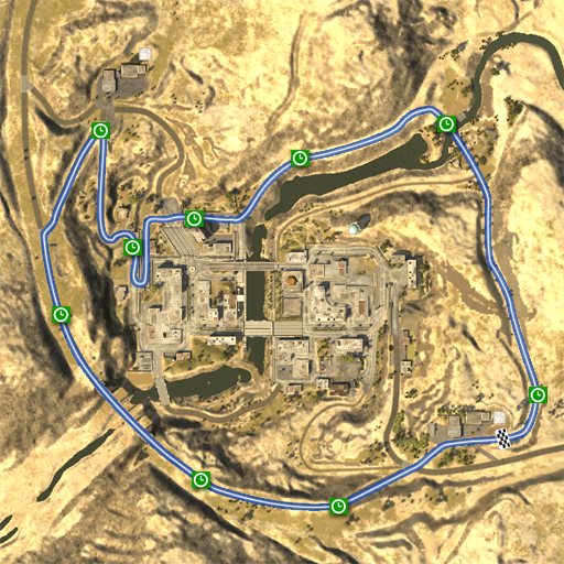 Mashtuur City International checkpoint map