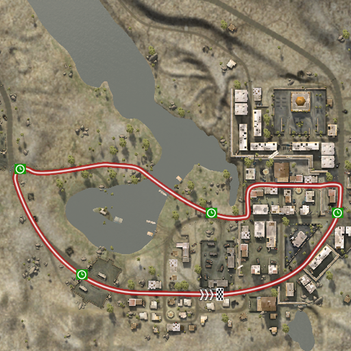 Jalalabad GP checkpoint map