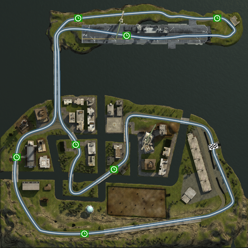 Seaside 2006 GP checkpoint map