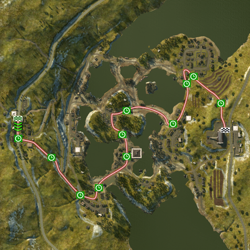 Songhua International checkpoint map